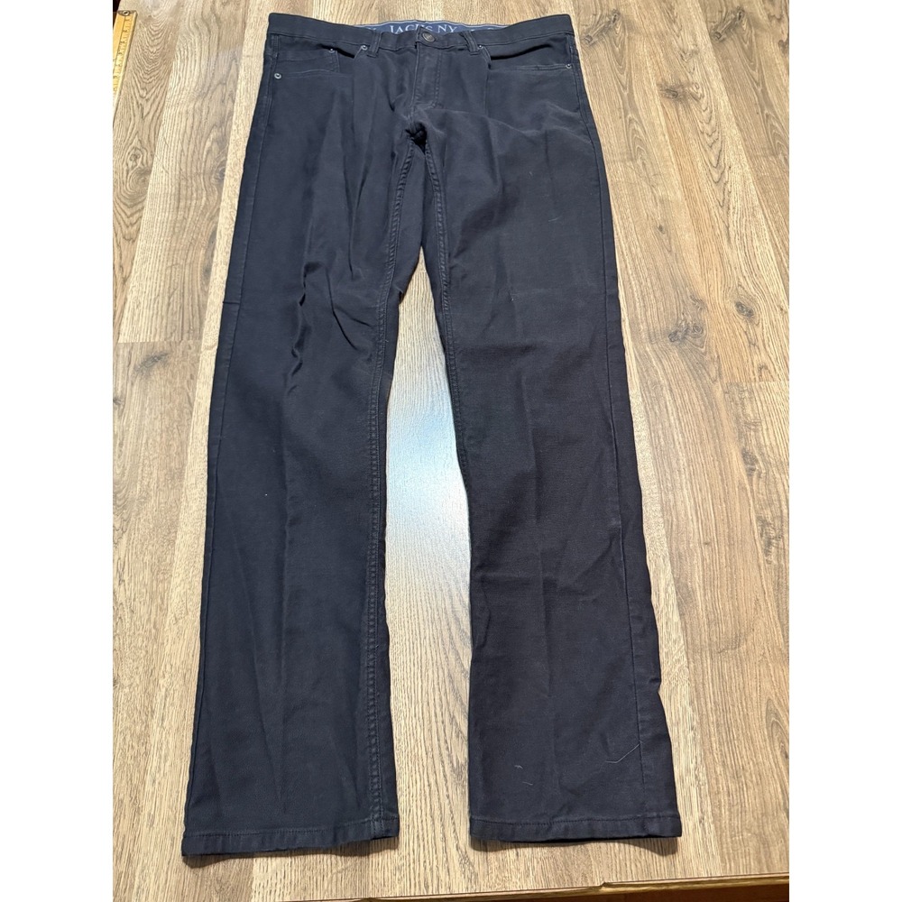 JACHS Jeans, Men's Size 36/34, Black, Straight Leg, Pockets, Dark Wash